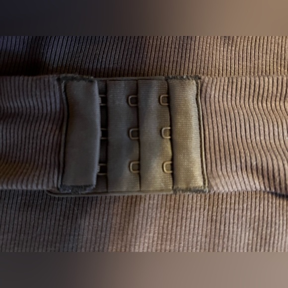 SKIMS Brown Ribbed Tank BRA SIZE 4XL- fits like XL- NWOT - Picture 3 of 5